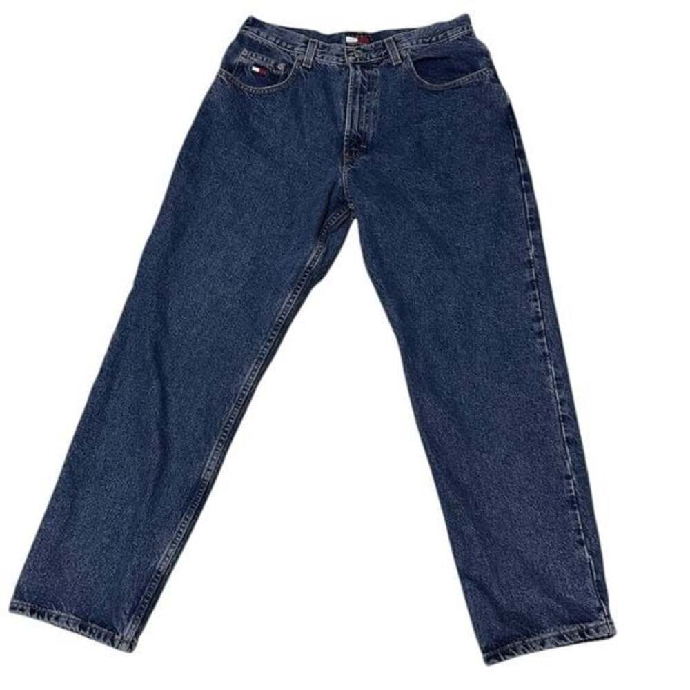 Vintage 90's Tommy Hilfiger Women's High Rise Straight Leg Jeans Size 14